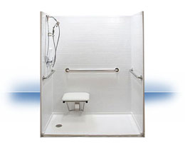 Walk in shower in Harper by Independent Home Products, LLC